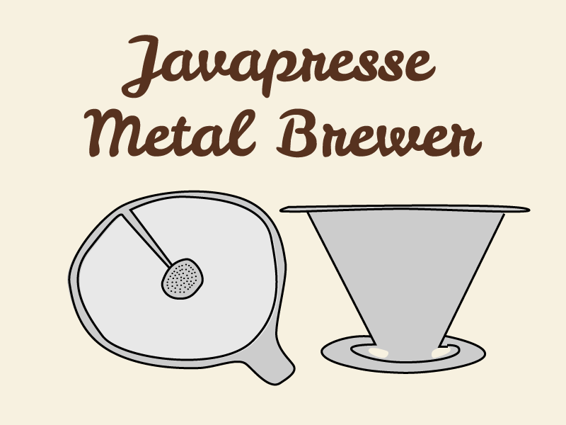 Javapresse Metal Pour Over Brewer